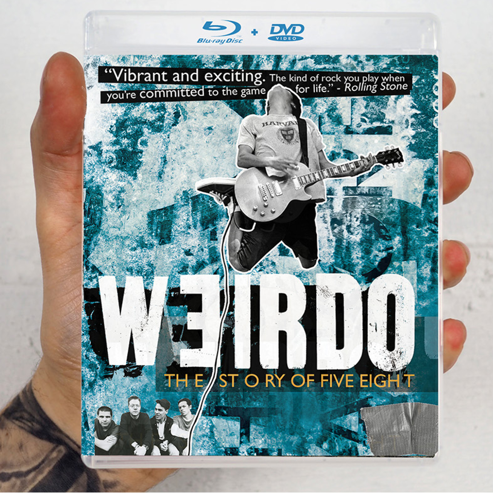 Weirdo: the story of five eight disc in hand
